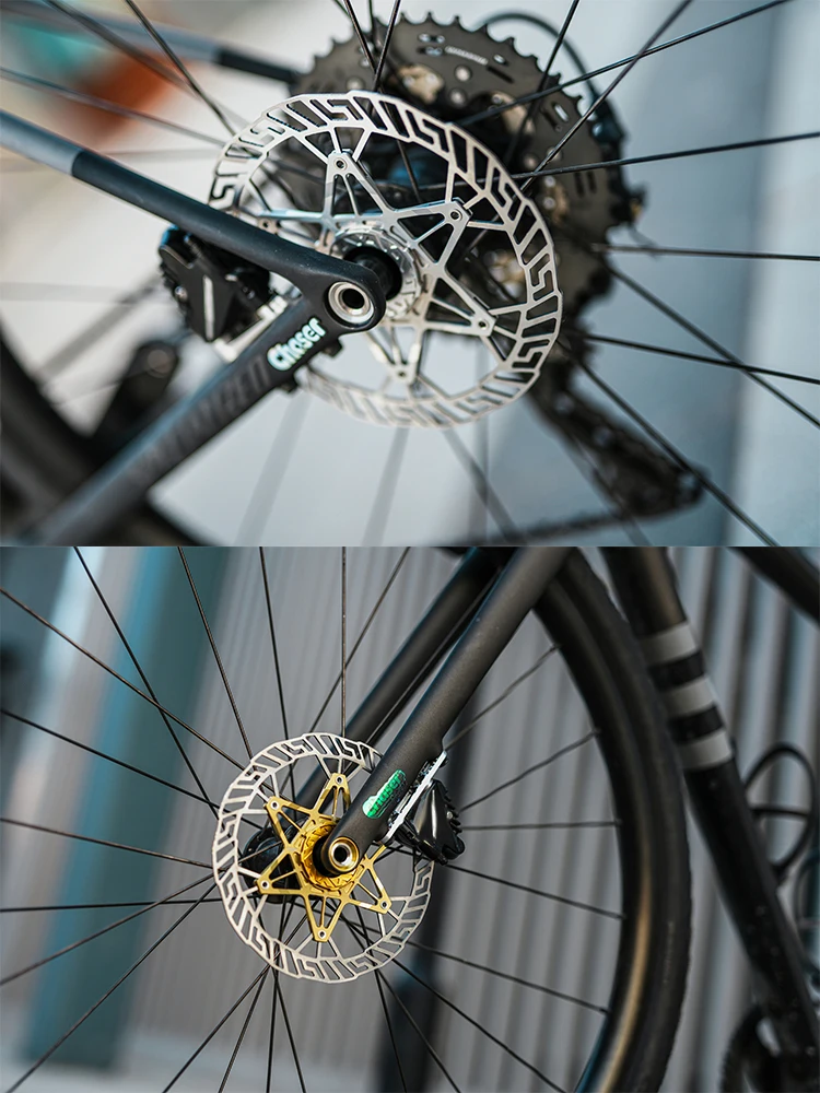 Chaser Bike Ultraleichte Medium Lock Discs Fahrradbremsscheibenbeläge Kies Leichte Scheiben 160 mm/140 mm 83 g ohne Verriegelungsabdeckungen – Detail 14