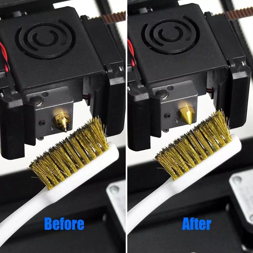 Description Picture 4 of itemBrass Wire Brush White Plastic Handle Stainless Steel Nylon Metal Rust Dirt Cleaning Polishing Brushes Hand Tools Drop Shipping