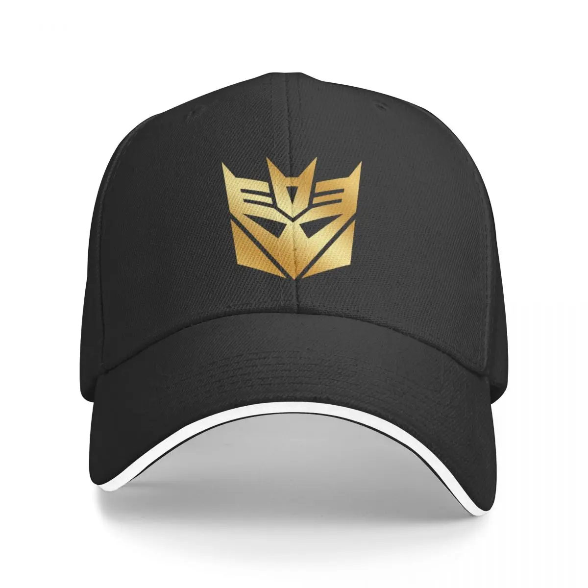 

New Decepticons Golden Logo Baseball Cap Sun Hat For Children Mountaineering Ball Cap Hat For Men Women's