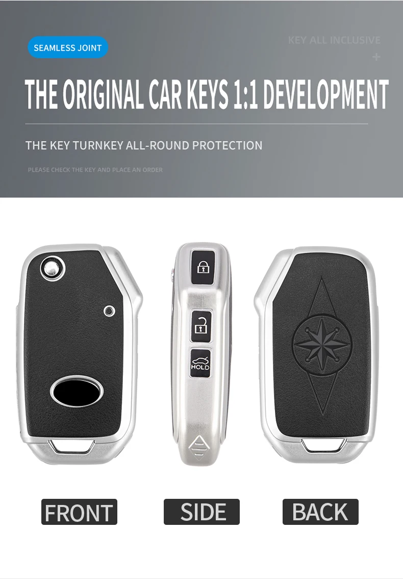 New Fashion Soft Tpu Flip Key Fob Cover Case Holder per Kia Sportage Cerato Forte 2019 2020 - S623eb905ba8d408fbf14a92a0bafa556W
