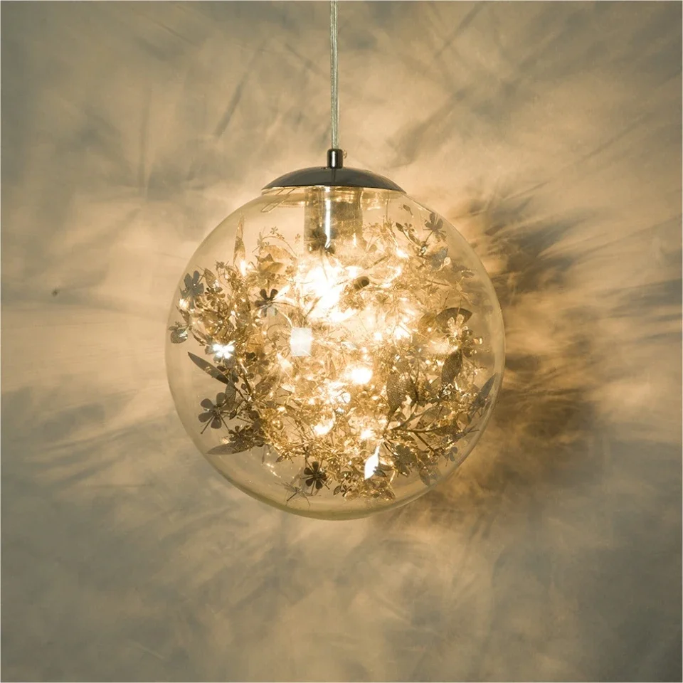 Nordic Indoor Pendant Light Creative Light Luxury Restaurant Corridor Lamps Home Living Room Bedroom Decoration Glass Droplight