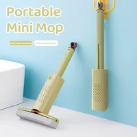 Mini Squeeze Cleaning Sponge Mop Kitchen Car Glass Window Cleaning Supplies Products For Home Multifunctional Mini Portable Mop 1