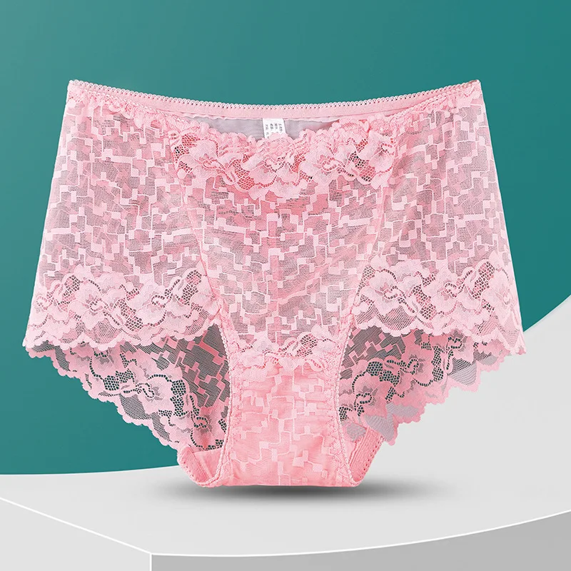 Panties Women Plus Size High High Lace Panties Size Jacquard