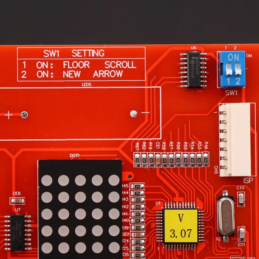 현대 엘리베이터 디스플레이 보드 OPB-CAN-INDICATOR, 현대 엘리베이터 부품용 PCB 인쇄 보드, 262C215 에 적용 가능, 1 개