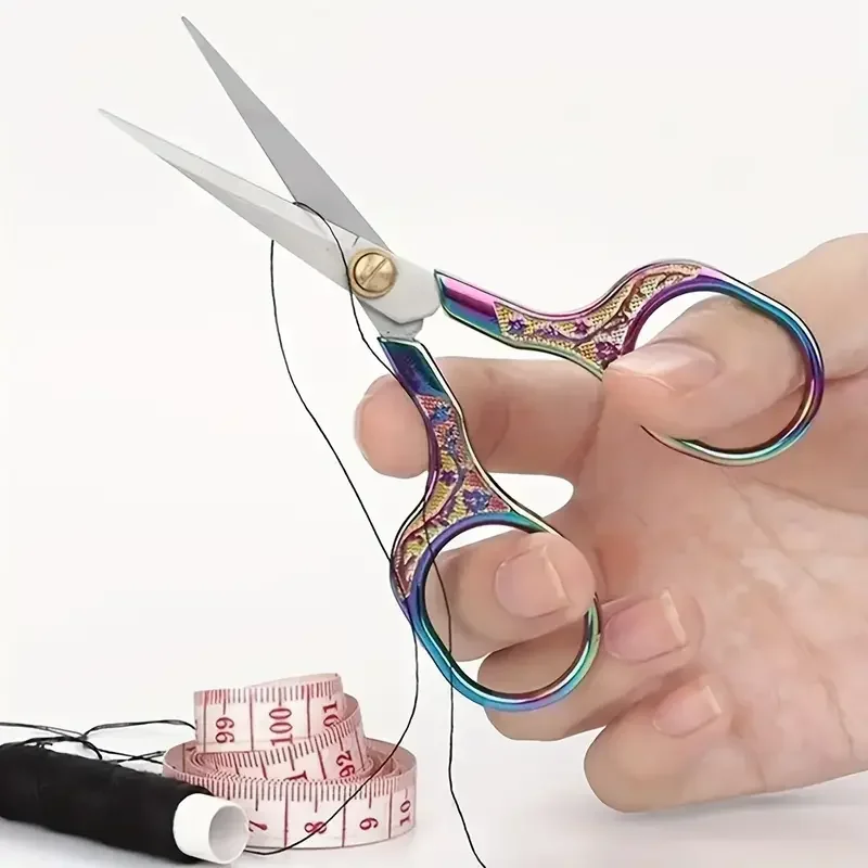 Stainless Steel Vintage Scissors Sewing Fabric Cutter Embroidery Scissors Tailor Scissor Thread Scissor Tools for Sewing Shears sewing scissors