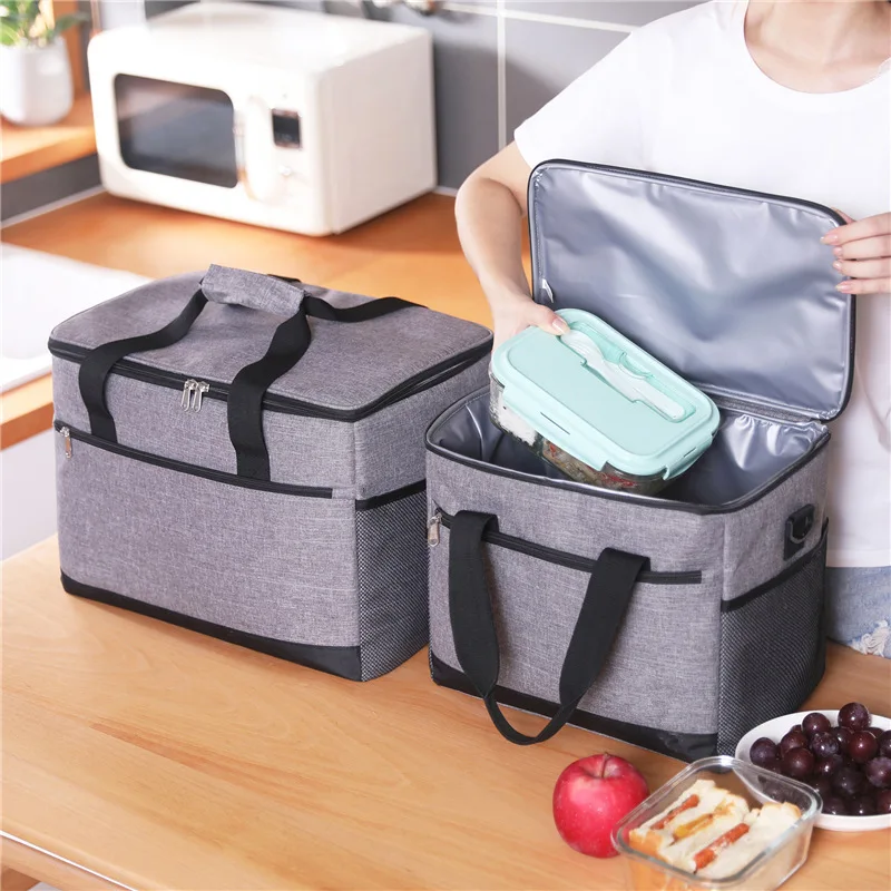 Lunch Bag Cooler Bag Fashion Large Capacity Leakproof for Men Women Outdoor Travel Picnic
