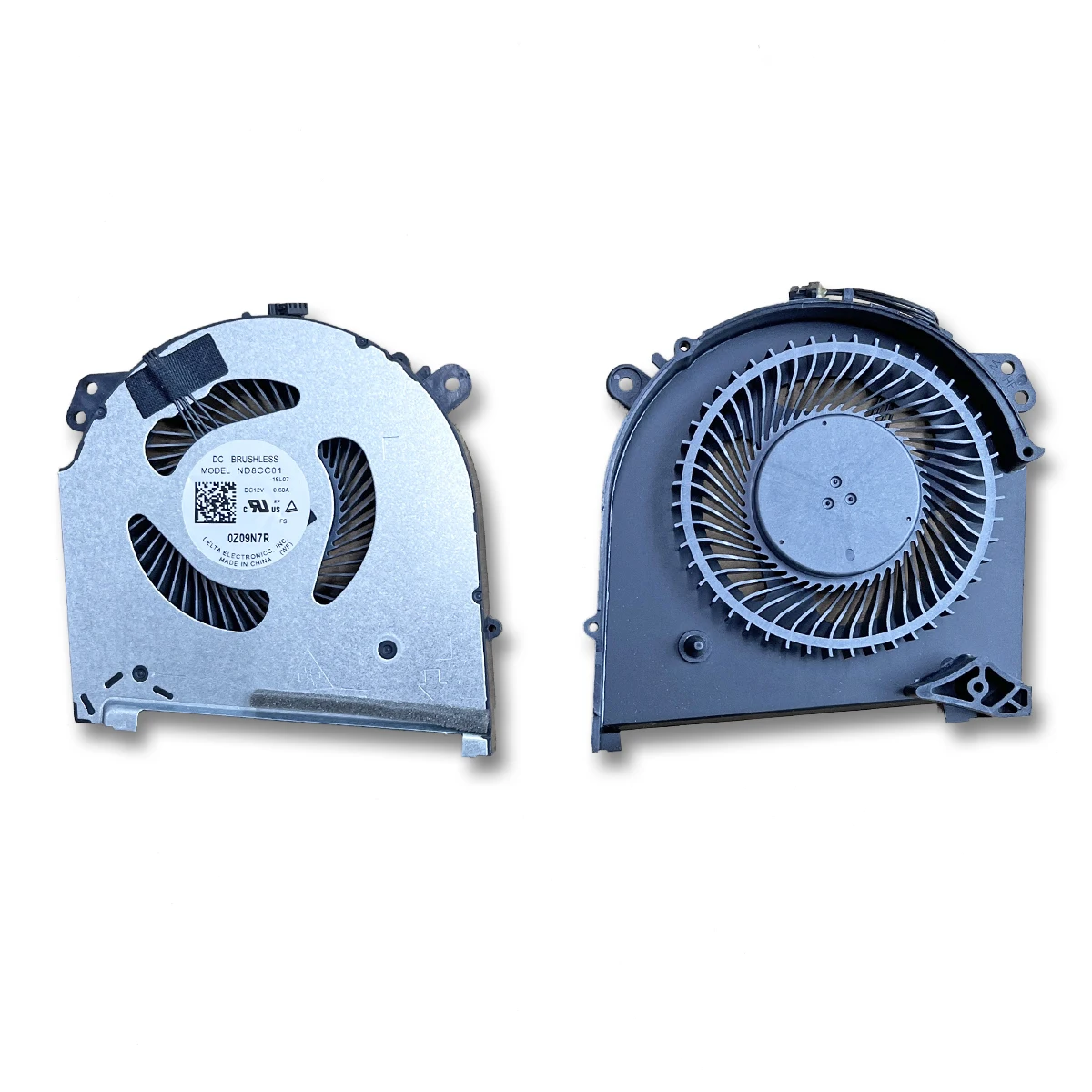 CPU GPU Cooling Fan 1 Pair for HP Omen Air 15-DH ND8CC01-18L06 ND8CC01-18L07 DC 12V 0.6A New Laptop Cooler Radiator Heat Sink