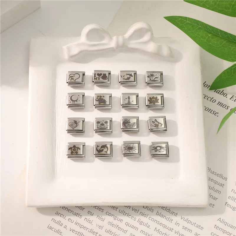 DIY Engraving Charm Bracelet Stainless Steel