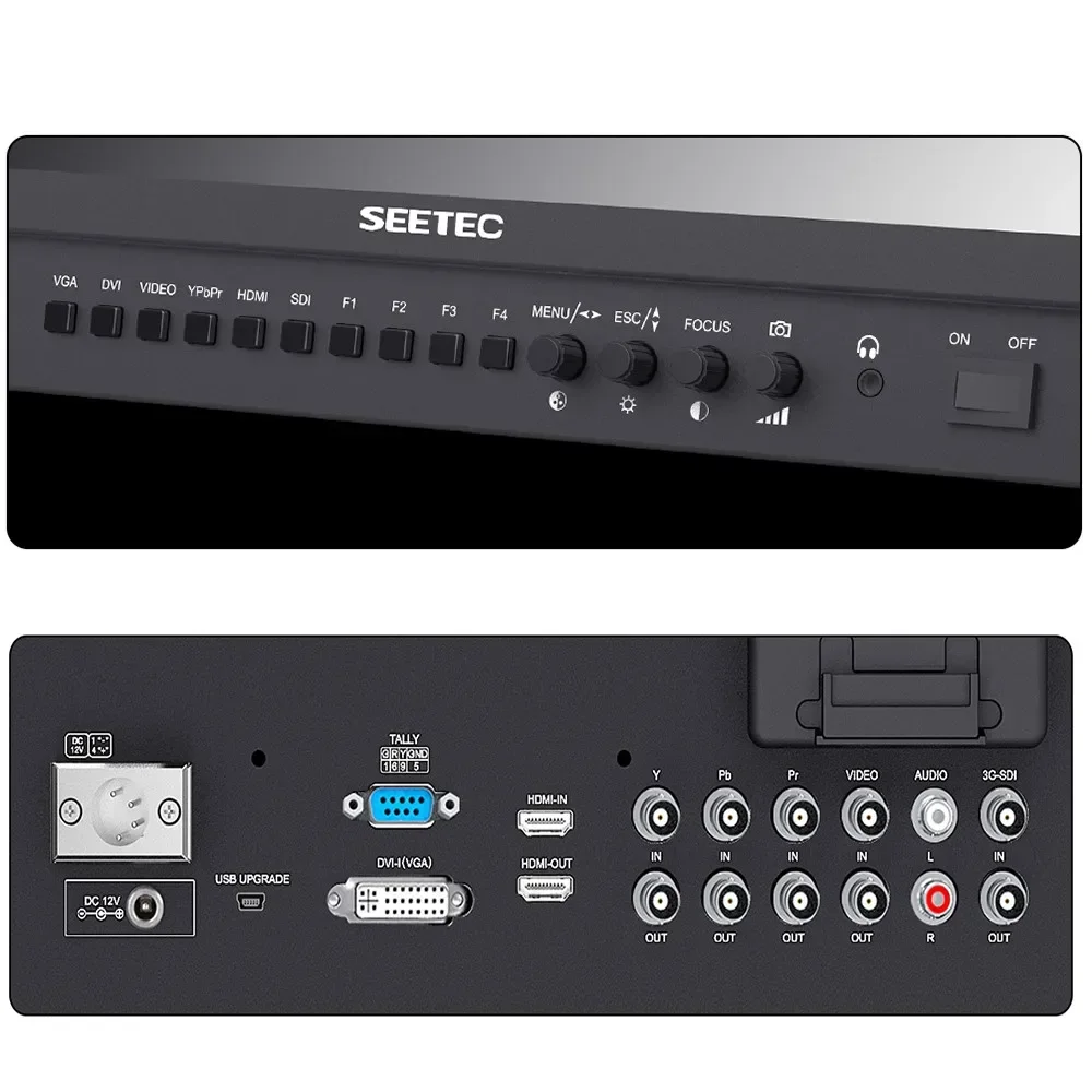 Seetec 4K215-9HSD-192 21.5 Inch Pro Broadcast Monitor IPS 1920x1080 3G-SDI 4K HDMI Full HD LCD Monitor Desktop
