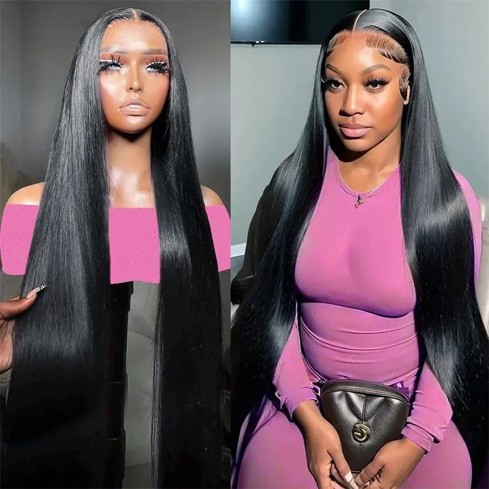 Straight Human Hair Bundles 1/3/4 PCS Natural Black Brazilian Hair Weave Bundles 14-30 Inch Human Hair ExtensionsNatural straight hair fringes specially designed for Designed specifically for black women 2
