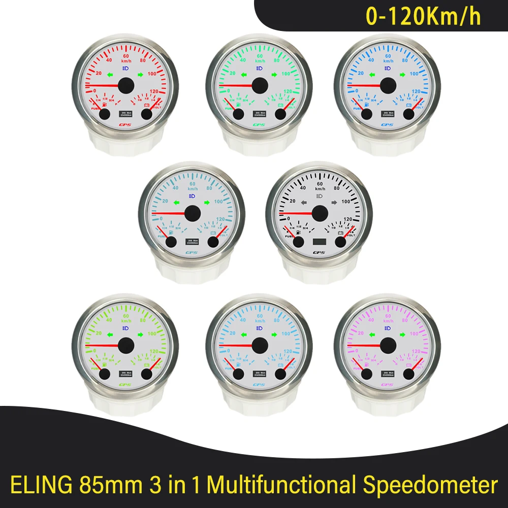 Truck-Boat-Universal-85mm-3-in-1-Multifunctional-0-120km-h-0-200MPH-GPS ...