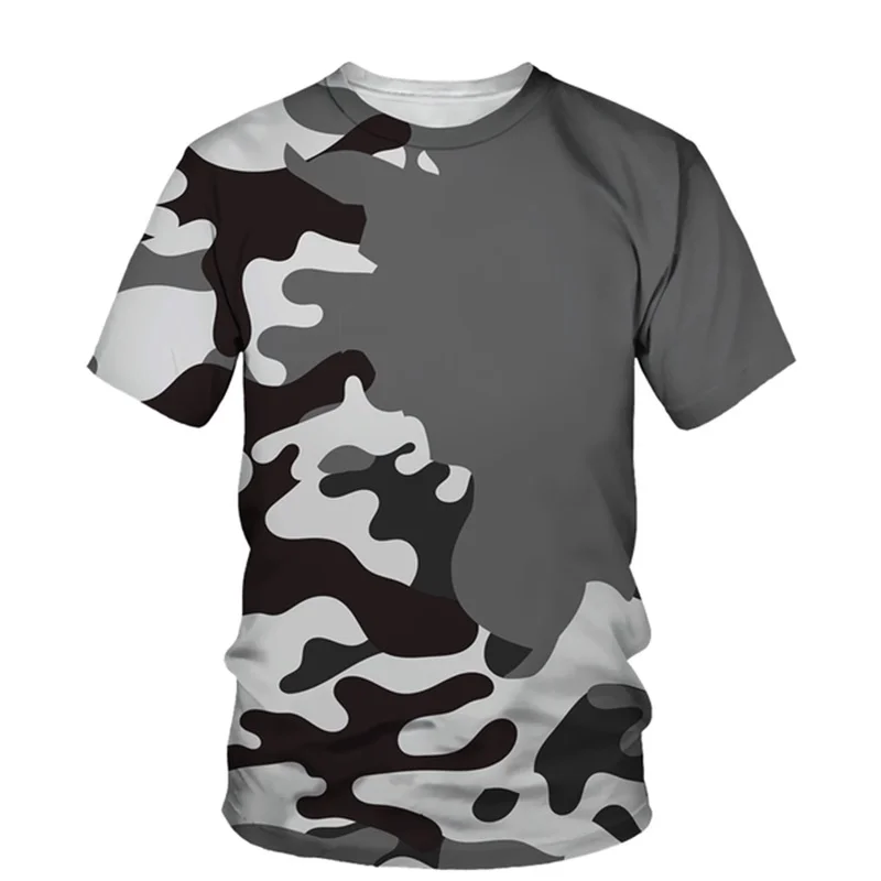 

Summer Men Camouflage Clothing 3D Print Sodiers Tactical T Shirt For Military Fans Jungle Sea Tees Shirts Casual Streetwear Tops