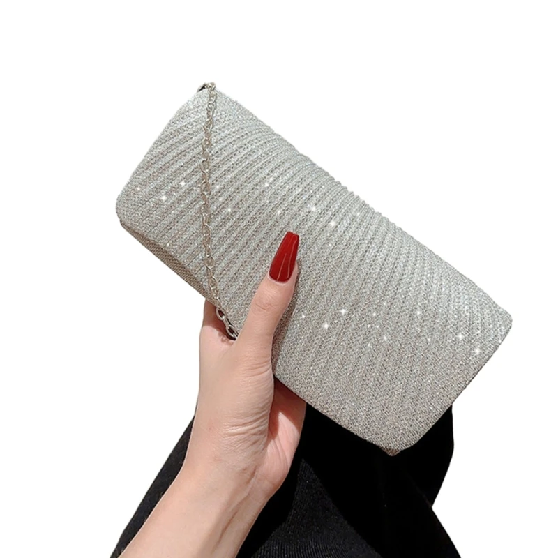 

GD5F Women Girl Formal Evening Bag with Chain Banquet Purse Female Handbag Clutches