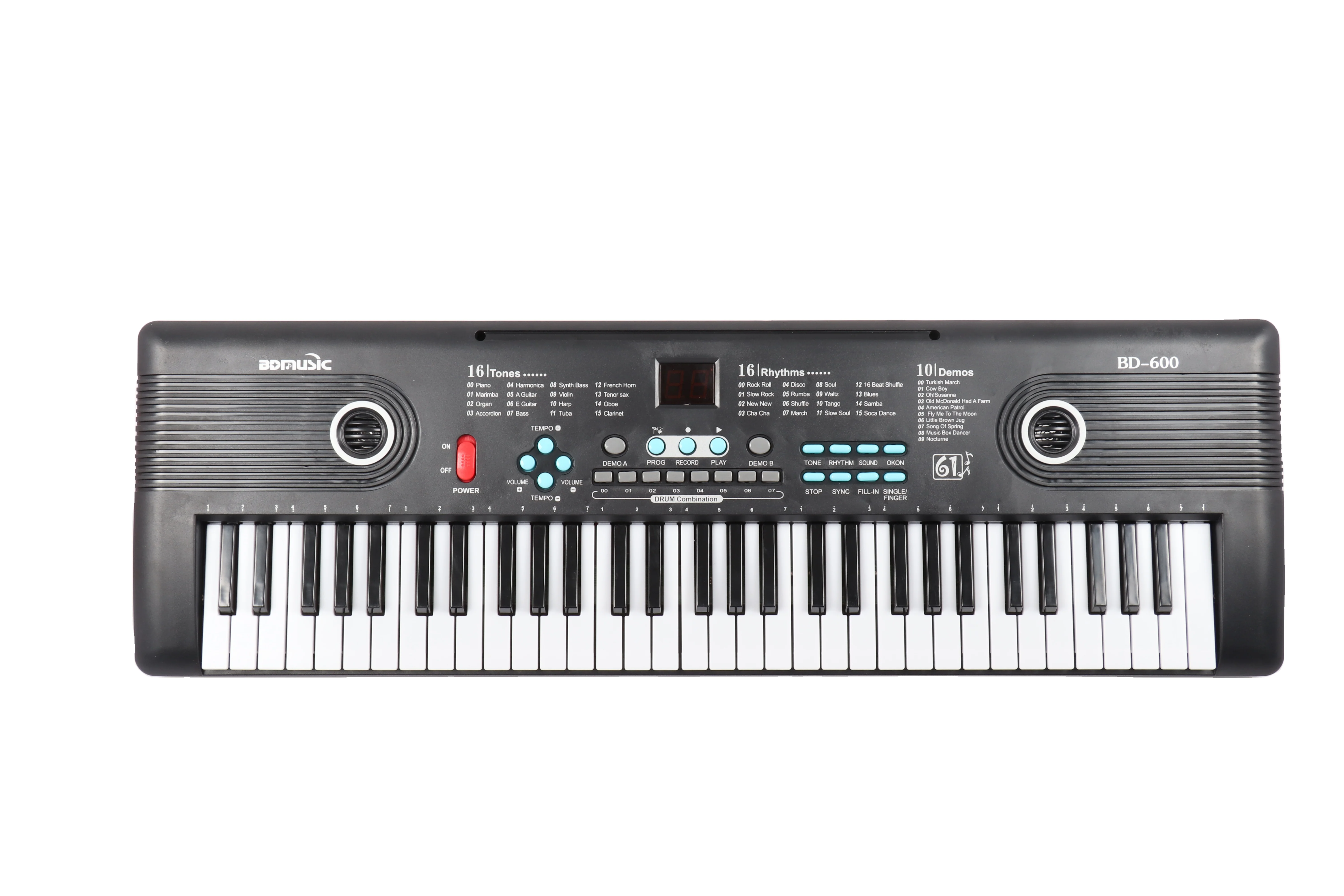 61 Keys Professional Teaching Piano Electronic Keyboard Midi Keyboard Musical Instruments With Digital And Microphone