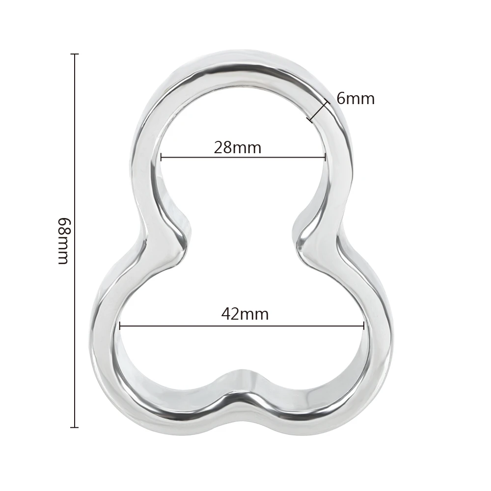 Cock Ring Toy For Men Sex Toys Ball Scrotum Stretcher Pendant Bondage Scrotum Rings Penis Rings Stainless Steel Adult Product