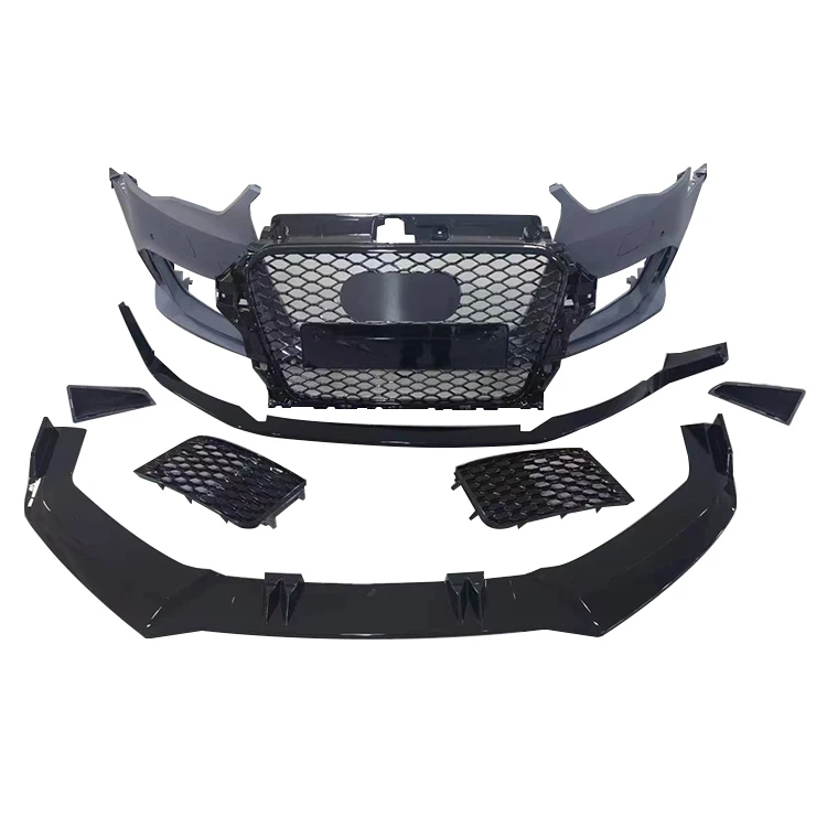

Car Body Kit A3 8V Upgrade to RS3 Front Bumper with Front Lip for Audi A3 2014-2016