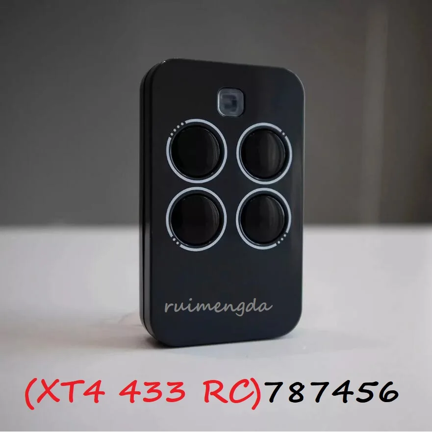 5/10PCS 787456 XT4 433 RC Garage Electric Gate Remote Control 433MHz XT4433RC Garage Door Remote Control Gate Opener Controller 5