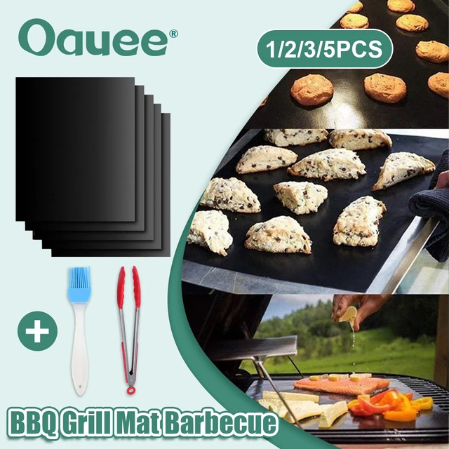 Nem Tapadásgátló Grill Szőnyeg 40*33 Cm Sütő Bbq Szerszám Főzési Grillezési Lap Hőállóság Könnyen Tisztítható Konyhai Szerszámok Újrafelhasználható
