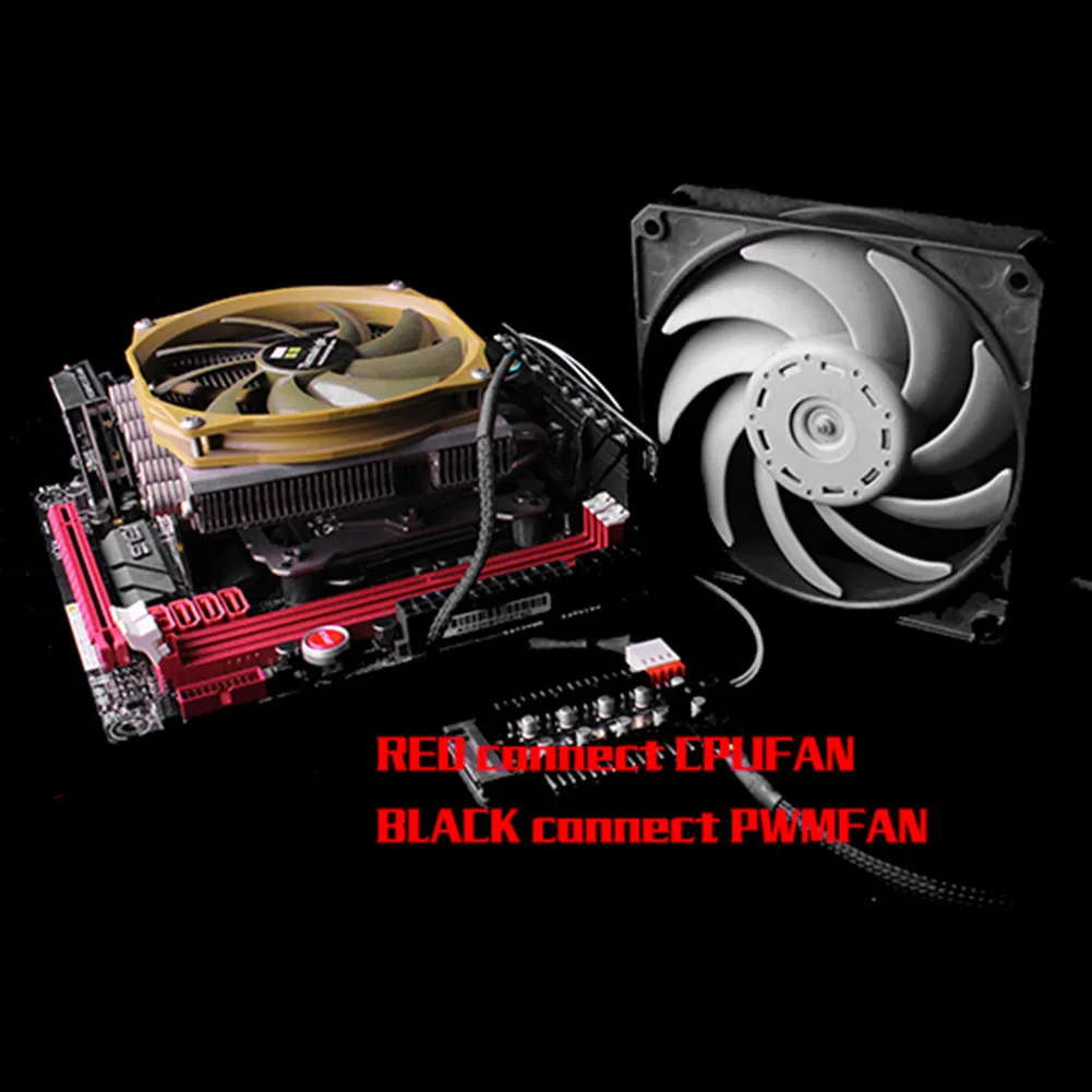 New 12V/4Pin RGB 12V/3Pin Cooling Fan PWM HUB 1 To 10 Multi Way Splitter PWM Fan Cooler Cable Adapter Speed Controller Adapter