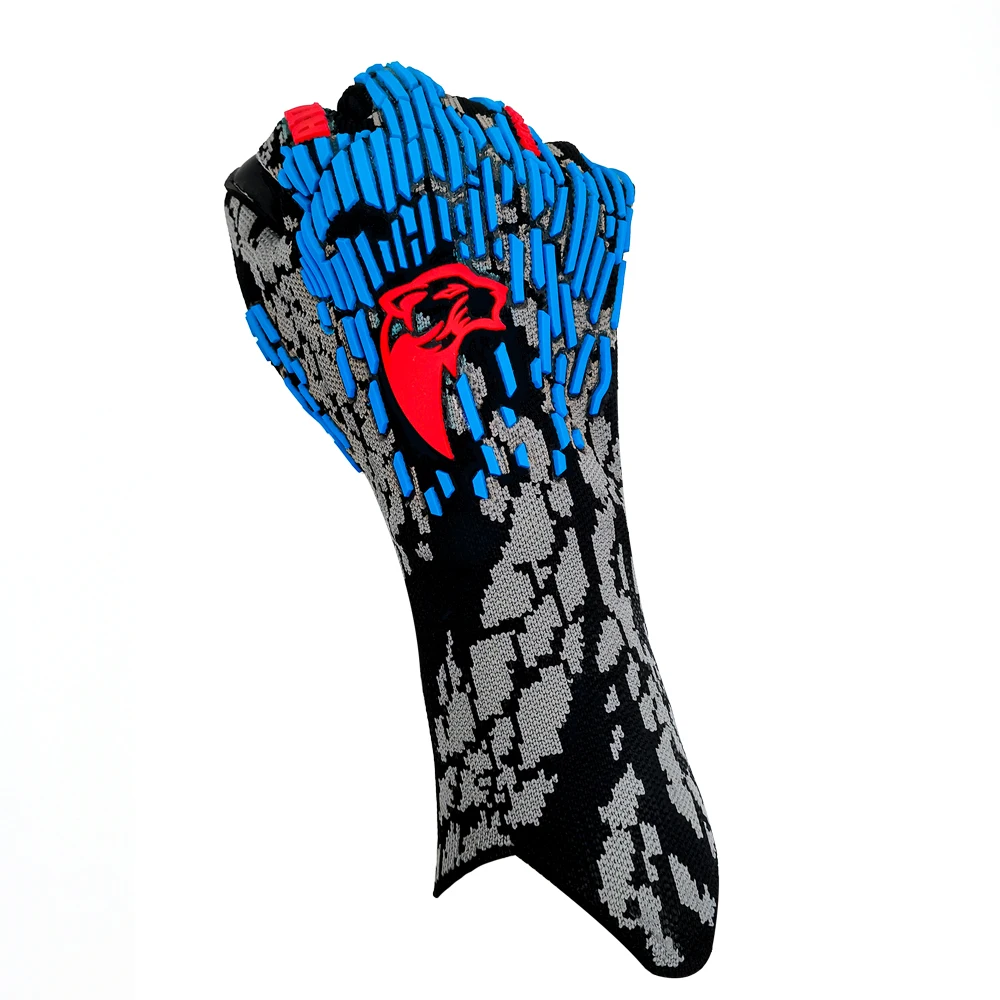 Fußballhandschuhe für Kinder und Erwachsene, Fußball-Torwart, verdicktes Latex, starker Griff, Torwarttraining, Spiel, Kinder, Handschlaufe, langlebiger Handschuh – Detail 16
