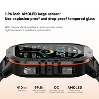 MISIRUN New C26 Smart Watch 100+ Sports Modes Bluetooth Call Smartwatch 1.96" AMOLED 1ATM Waterproof Outdoor Military Wristwatch 2