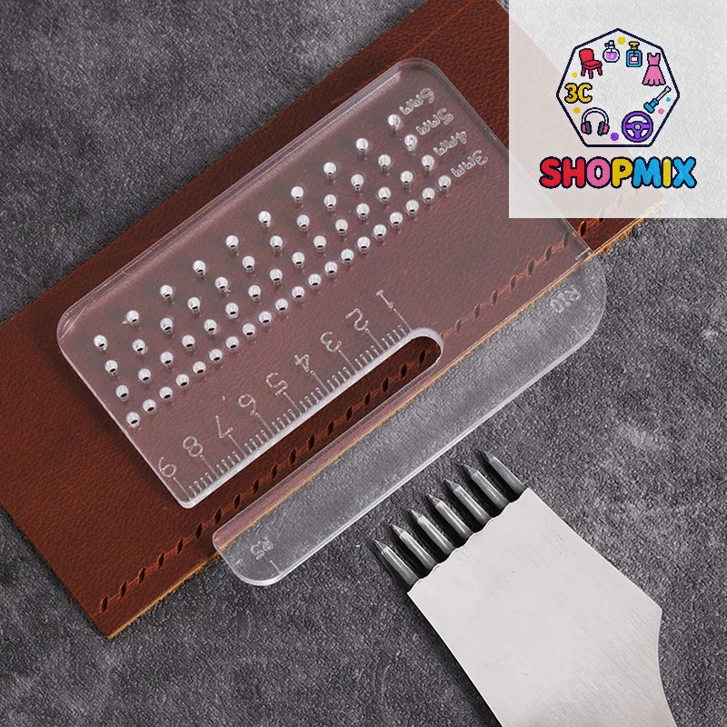Plucked Ruler 4mm Multi-functional Thickened Transparent Puller Acrylic Rounded ...