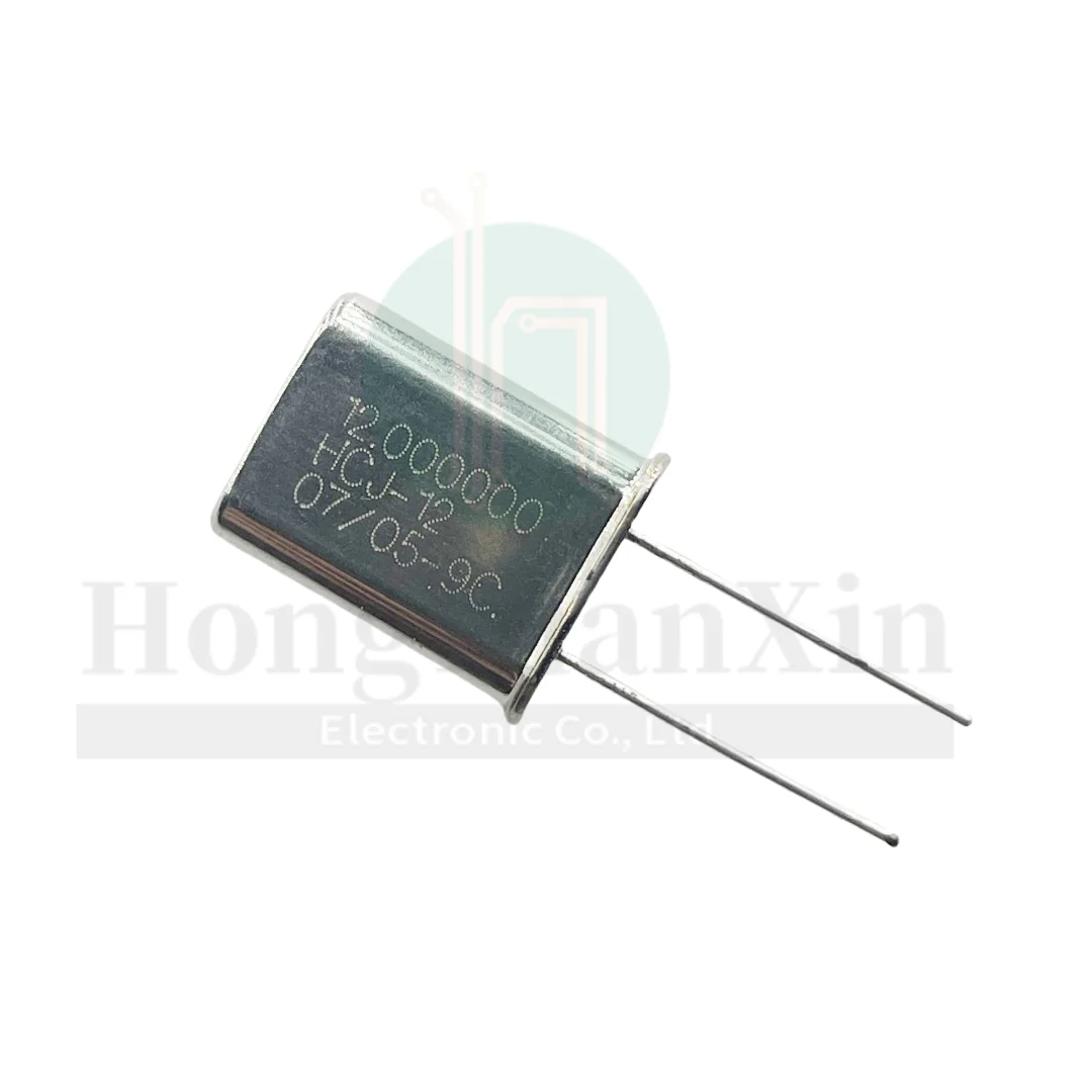 인라인 HC-49U 수정 진동자, 12MHZ, 12.000MHZ, 12M, 50 개