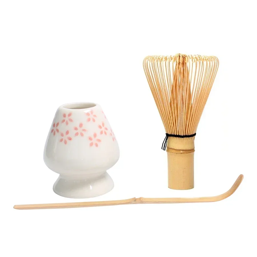 Description Picture 5 of item3pcs/set Tea Brush Matcha Stirring Brush Stand Japanese Ordering Tools 3pcs Tea Spoon Tea Brush Holder