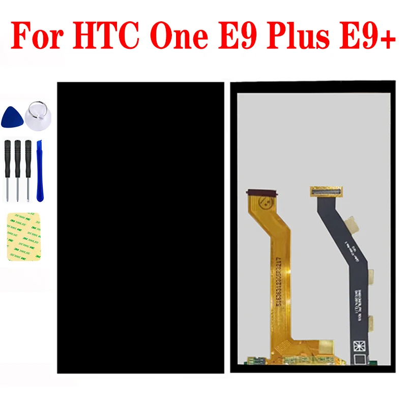 

For HTC One E9 Plus E9+ LCD Touch Screen Digitizer Sensor Glass with LCD Display Pantalla Matrix Panel Module Monitor Assembly