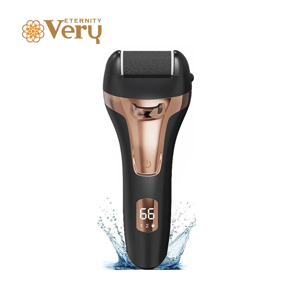 

Electric Foot Callus Remover, Rechargeable Portable Electronic Foot File Pedicure Kits, Waterproof Foot Scrubber File, 2 Roller