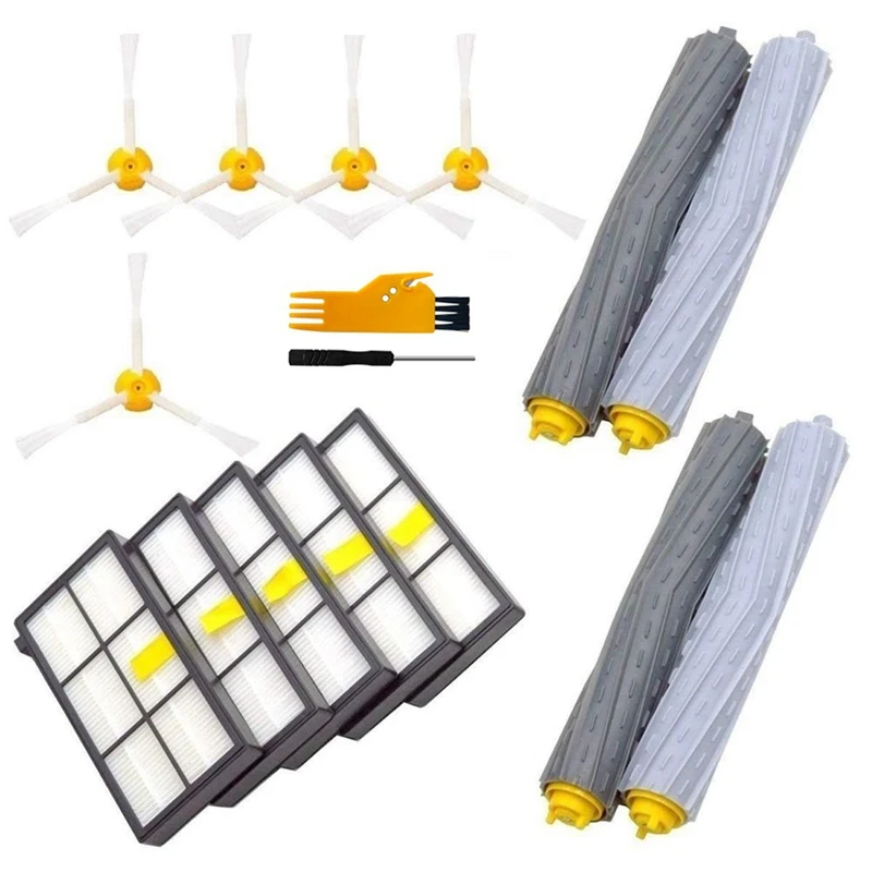 

1Set Parts Accessories For Irobot Roomba 800 Series 870/871/880/980/990 Vacuum Cleaner Roller Filters Side Brushes