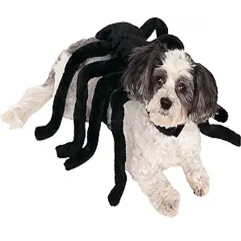 Fantasia de Aranha de Halloween para Cachorro, Roupas Cosplay, Festa de Vestir, 8 Spider Wing, Roupas para Cães Pequenos e Médios, Cachorro, Gato, Gatinho