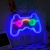 LED Neon Sign Lights USB Game Console Handle Wall Lamp for Holiday, Gift, Party, E-sport, Children's Room Game Room Home Decor 5