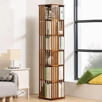 미니멀리스트 탄창 보관 책장 디스플레이 오거나이저, 벽 회전 책장, 책 정리 캐비닛, 레피사 가구, XY50WC