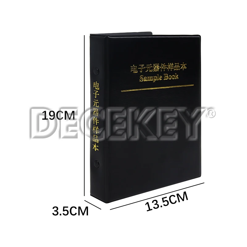 SMD Component Sample Book Resistor Kit Smd Book 0805 Chip Resistor Assortment 0201-1206 1% 170 Values 0R-10M