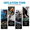Portable mini Pump for Bike Tires - Mini Air Compressor Cycling Tire Inflator with Gauge - Mountain Bike Road Bicycle Tire Pump 5