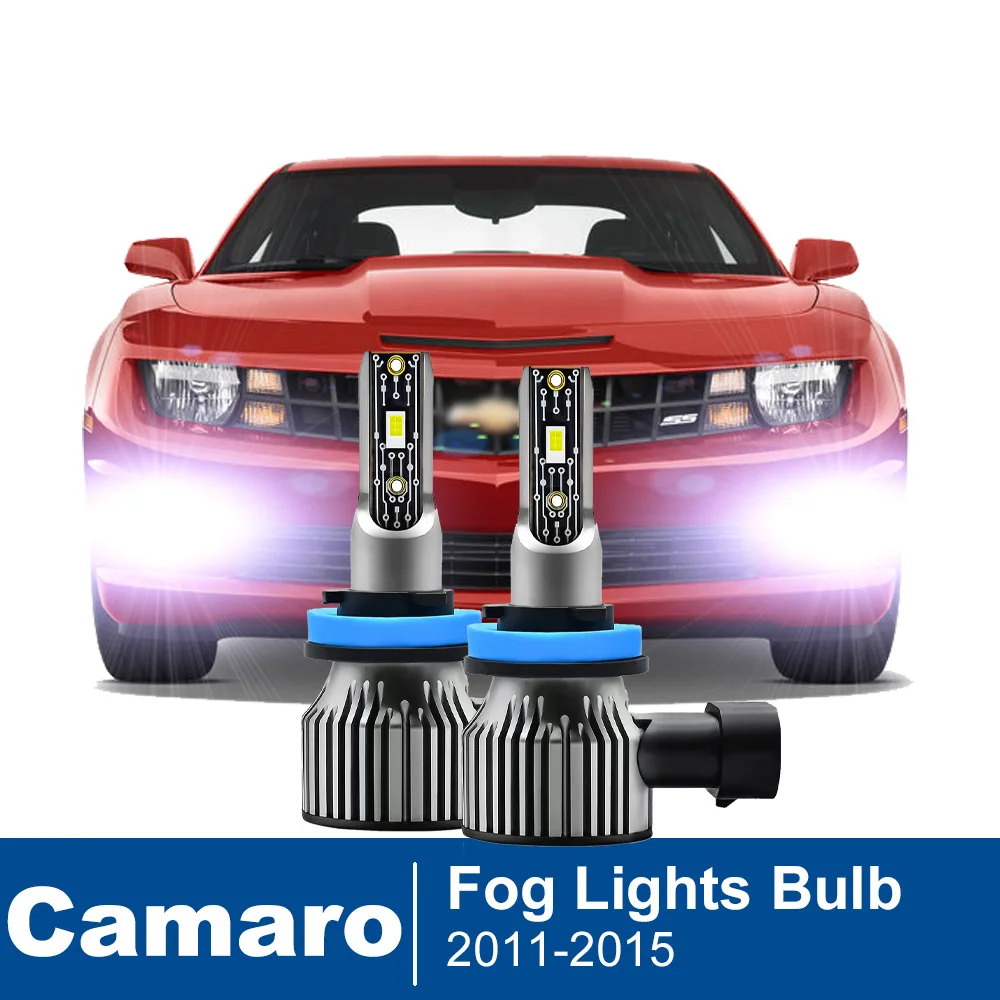 Фото Светодиодные Автомобильные противотуманные фары для Chevrolet Camaro 2011 2012 2013 2014 2015, передние противотуманные лампы, автомобильные аксессуары Canbus, 2 шт. №1