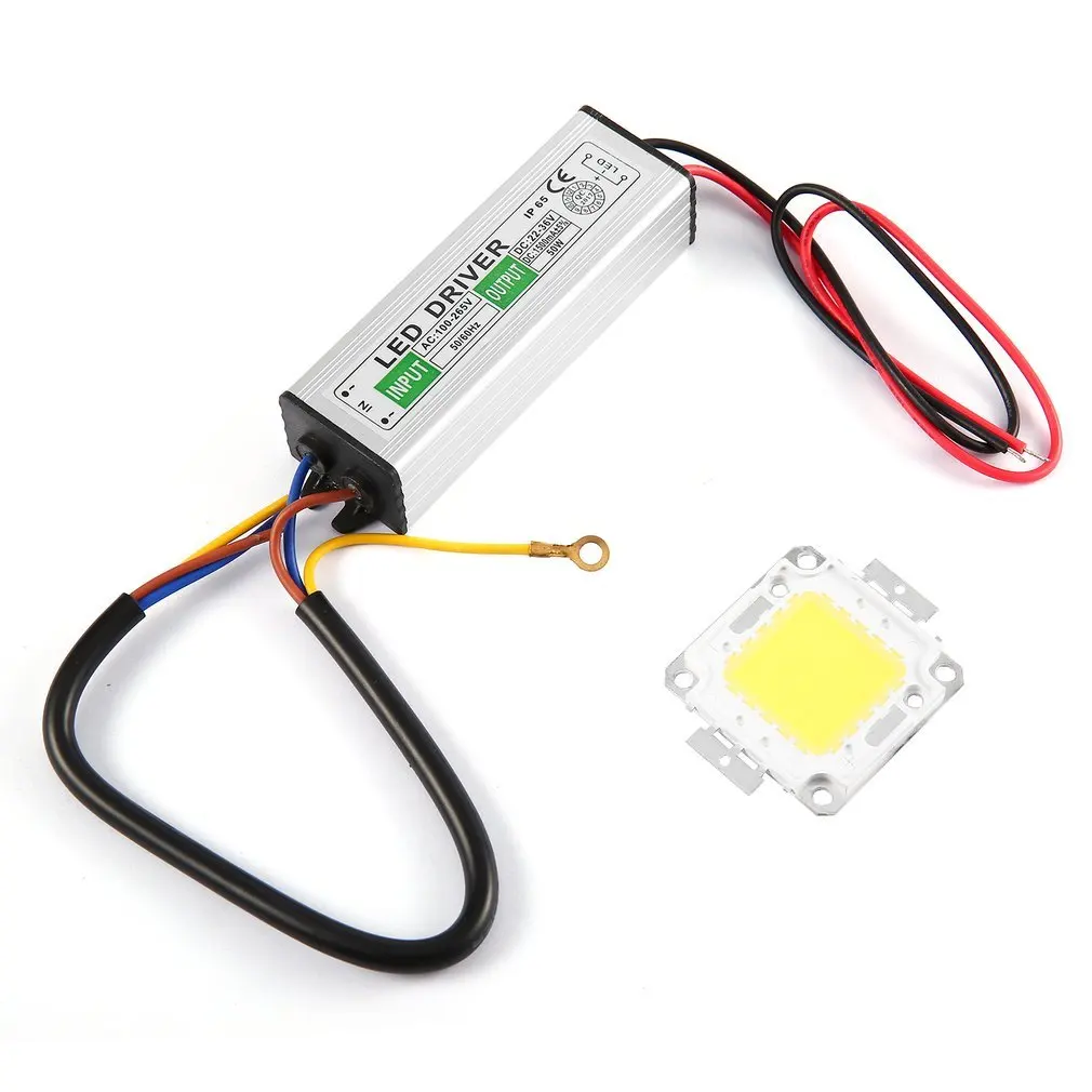 Dropshipping LED Driver Supply SMD Chip Bulbs 10W 20W 30W 50W 100W LEDs With High Power Waterproof 2018 hot sales kigoauto m3n 40821302 smart key 4 button 434mhz 46 chip for 2014 2018 dodge dart charger challenger chrysler 300 pn 68051387ac