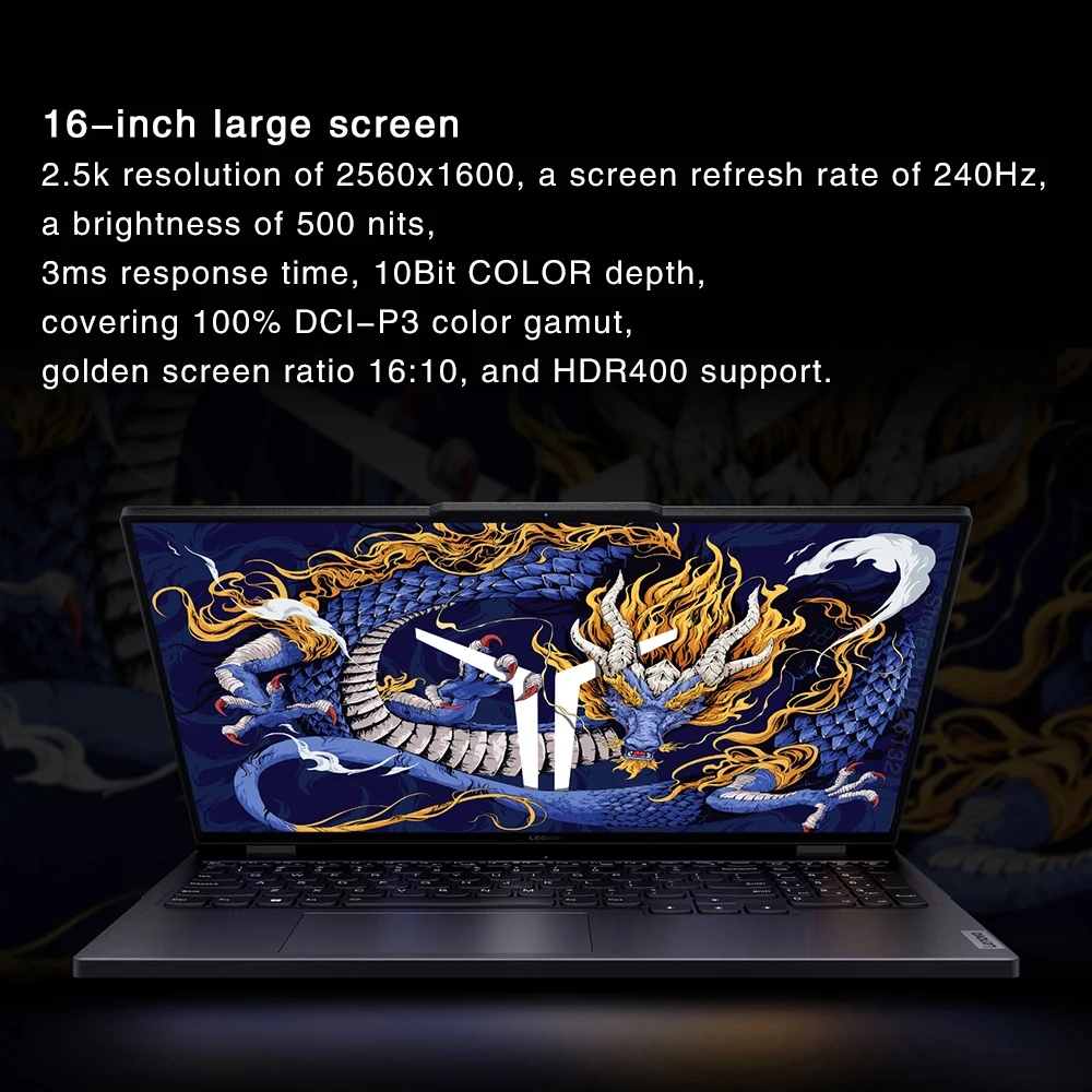 New Lenovo LEGION Y9000P (Pro 5i Gen 9) 2024 Gaming Laptop Intel i9-14900HX NVIDIA RTX 4060 4070 16"Inch 2.5K Gamer Computer PC 5
