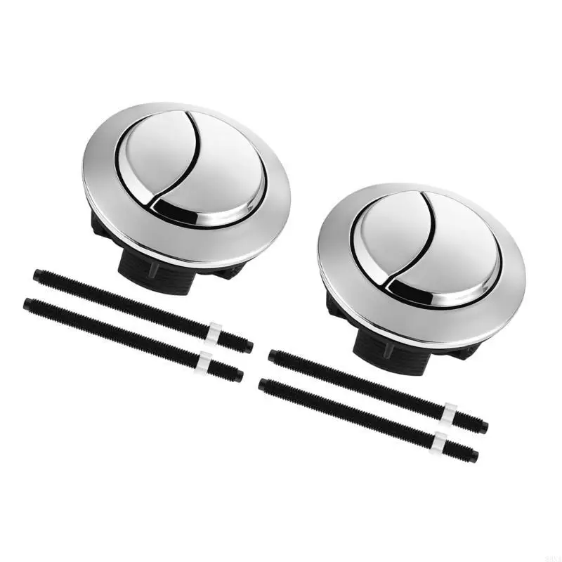 83XA adjustment Length Toilet Flush Button 38mm Double Round Water tanks Top for House