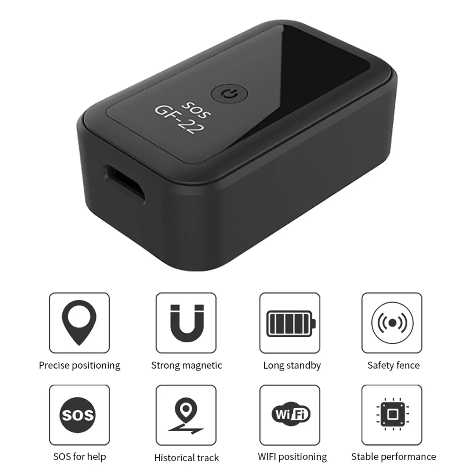 Mini GF-22 GPS Car Tracker Real Time Tracking Anti-Theft Anti-lost Locator Strong Magnetic Mount Vehicle SIM Message Positioner gps tracker,gps locator,gps car tracker