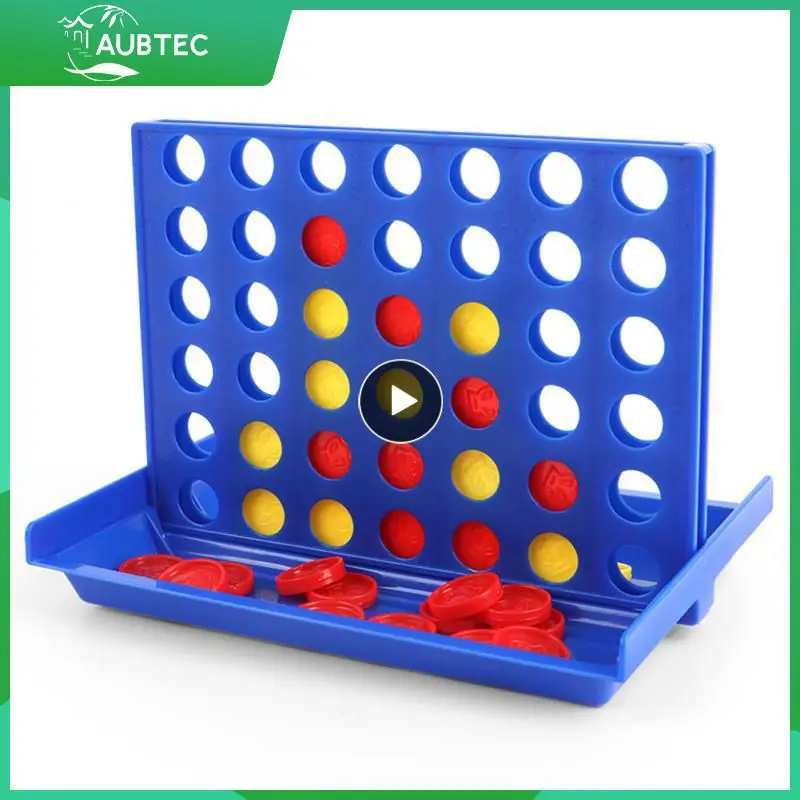 Connect 4 In A Line Board Game Kids Educational Toys Family Travel Fun
