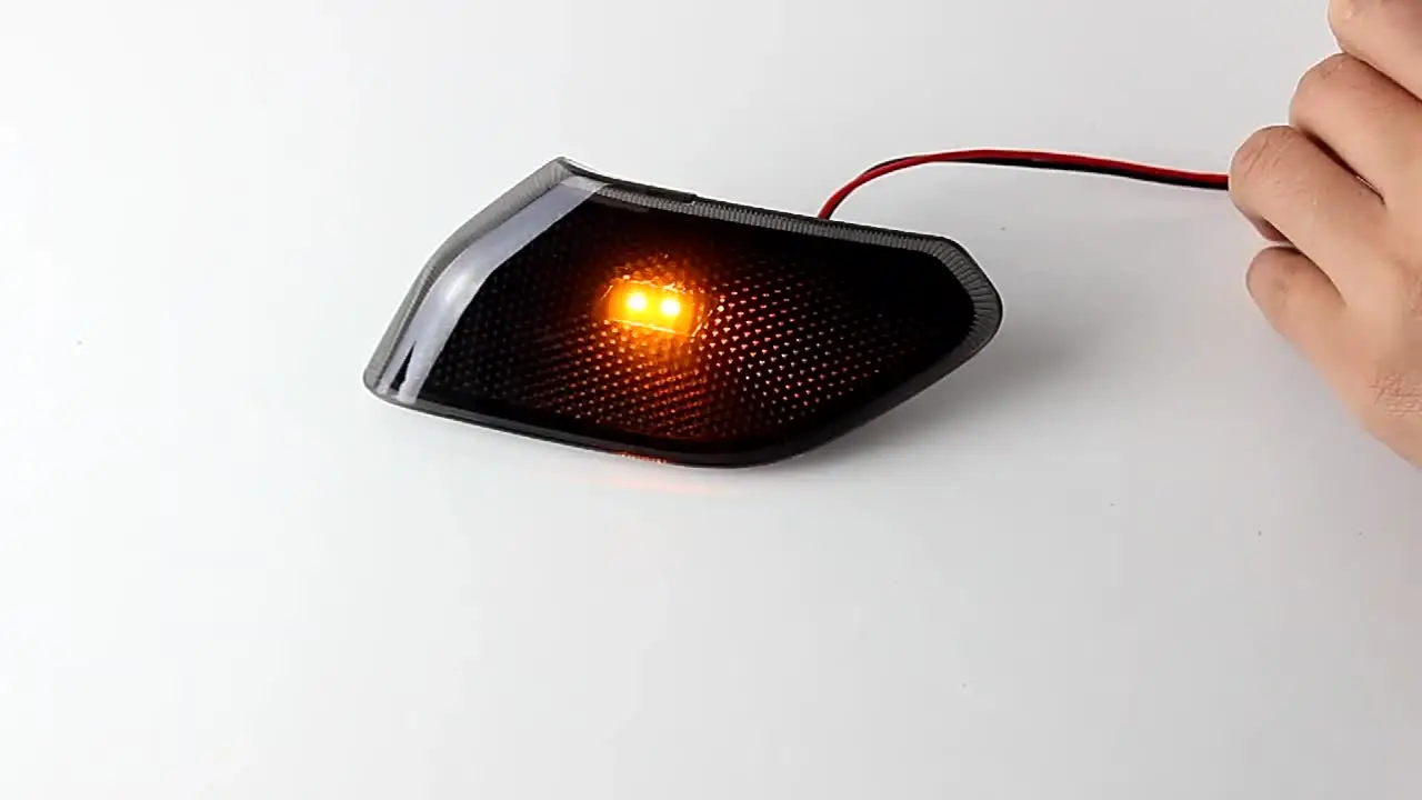 1 Pezzo Led Indicatore Di Direzione Anteriore Luce Di Posizione Laterale Per Jeep Wrangler JL 2018 2019 2020 Led Parafango Anteriore Accessori Lampada  34 - 10