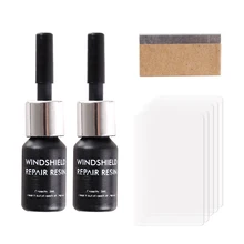 

Automotive Windshield Glue Car Windshield Cracked Repair Tool Window Crack Repair Glass Curing Glue Glass Scratch Crack Restore
