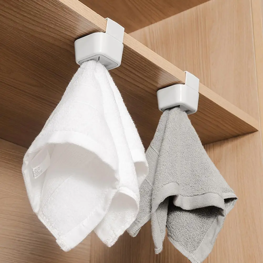 Towel Plug Holder Punch Free Self-adhesive Silicone Bathroom Organizer Cross-shaped Towel Holder Rack Bathroom Accessories