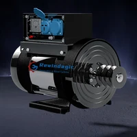 เครื่องกำเนิดไฟฟ้ากระแสสลับ 30KW 50KW 80KW 100KW 220V 1 เฟส 12V แบบแม่เหล็กถาวร พร้อมเบรกเกอร์ พร้อมมอเตอร์ 2800 รอบต่อนาที ชุดสมบูรณ์ 4