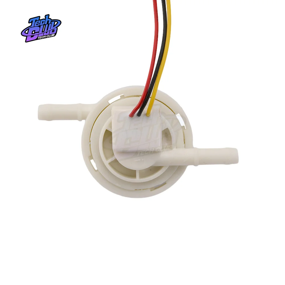 DC5V NPN USN-HS06PQ-1 6mm Hose Barb End Hall Water Flow Sensor Turbine 0.1-1.5LPM Re Error for Coffee Drinking Machine