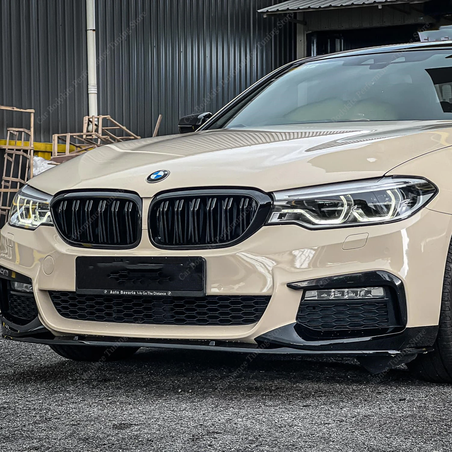 BMW G30 G31 5 시리즈 520i 520d 530i 530d 530e 540i 2017-2020 페이스리프트 전용 M5 스타일 에어 인테이크 그릴 프론트 키드니 그릴