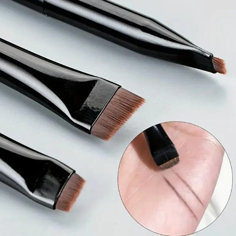 3pcs/set Blade Eyeliner Brush Eyebrow Brush, makeup brush set,makeup brush,makeup tool set,makeup tool