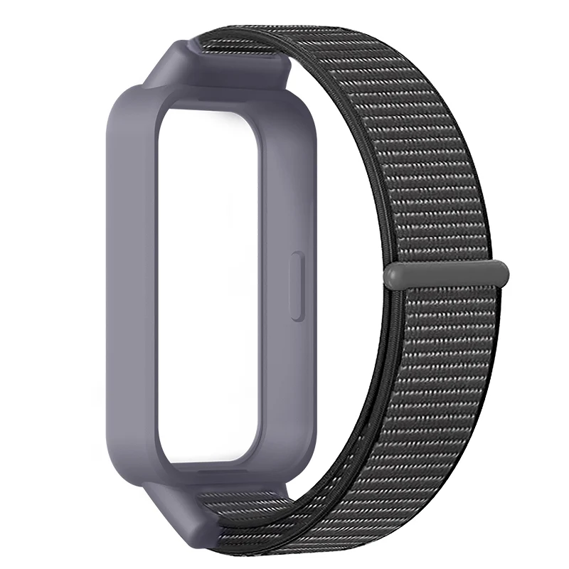 Enhanced Sports Nylon Bracelet with Protective Bumper Shell Cover